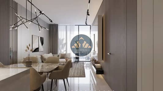 马岩街区， 迪拜 单身公寓待售 - dining living room. jpg