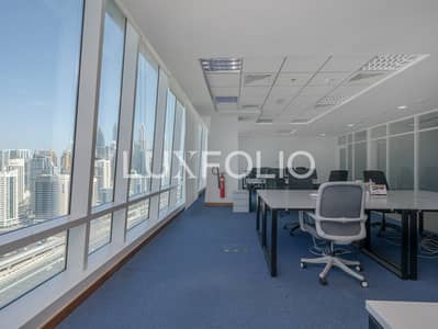 Office for Rent in Jumeirah Lake Towers (JLT), Dubai - GRADE A TOWER | 6 PARKING SPACES | FURNISHED