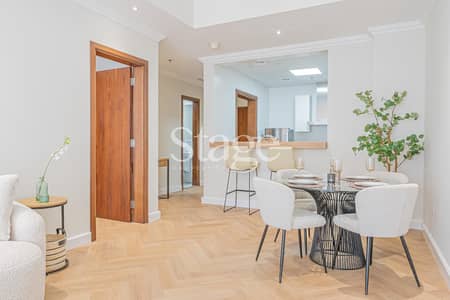 1 Bedroom Flat for Rent in Downtown Dubai, Dubai - Fully Furnished | Partial Pool View | High Floor