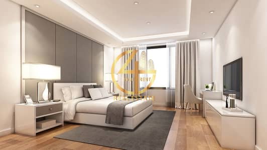 7 Bedroom Villa for Sale in Zayed City, Abu Dhabi - اختيار الخامات مثل الخشب والألياف الطبيعية للأثاث، يتناسب تماماً مع التصميم المودرن لغرفة النوم. jpg