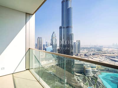 2 Bedroom Flat for Rent in Downtown Dubai, Dubai - HIGH FLOOR | CHILLER FREE | BURJ VIEW