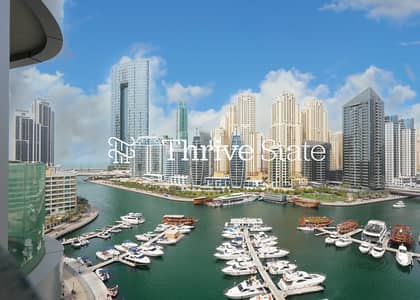1 Bedroom Apartment for Rent in Dubai Marina, Dubai - Fully Marina View | Vacant | Fully furnished