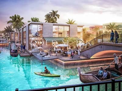 5 Bedroom Townhouse for Sale in DAMAC Lagoons, Dubai - Close o Central Hub | Middle Unit | Mortgage