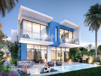 5 Bedroom Townhouse for Sale in DAMAC Lagoons, Dubai - Close o Central Hub | Corner Unit | Mortgage