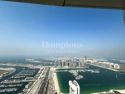4 Bedroom Flat for Rent in Dubai Marina, Dubai - Exclusive | Upgraded | Full Palm View | Maids Room