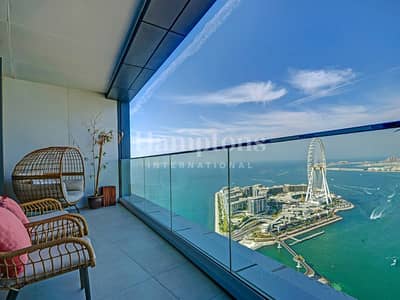 2 Bedroom Flat for Sale in Jumeirah Beach Residence (JBR), Dubai - Front Row | Facing The Sea And Palm Jumeirah