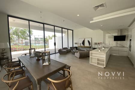 4 Bedroom Townhouse for Rent in Mohammed Bin Rashid City, Dubai - Furnished | Single Row | Park Backing