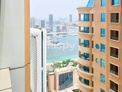 2 Bedroom Apartment for Rent in Dubai Marina, Dubai - Partial Sea View | High Floor | Vacant