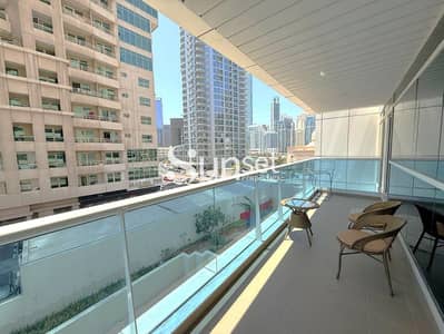 1 Bedroom Apartment for Rent in Dubai Marina, Dubai - Vacant | With Parking | Boulevard View | Furnished