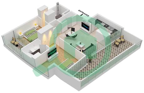 德-格里索诺萨法二号 - 2 卧室公寓类型4 FLOOR 17-18戶型图 德-格里索诺萨法二号 - 2 卧室公寓类型4 FLOOR 17-18戶型图
