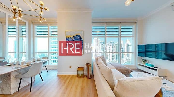 Marina View | Fully Renovated & Furnished | High Floor Marina View | Fully Renovated & Furnished | High Floor