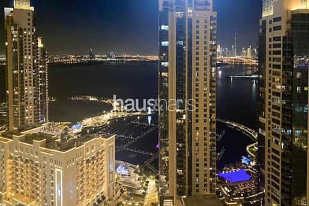 3 Bedroom Flat for Sale in Dubai Creek Harbour, Dubai - Marina and Burj Views | Vacant | High Floor