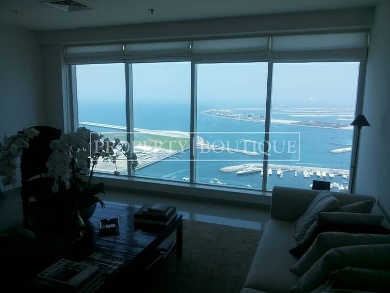 Spacious 3Bed + Maid | Stunning Sea View | Rented