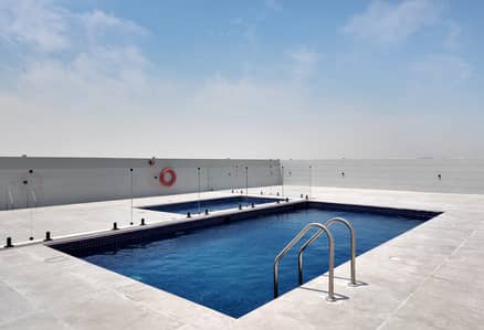 2 Cпальни Апартаменты в аренду в Дубай Саут, Дубай - Pool. jpg