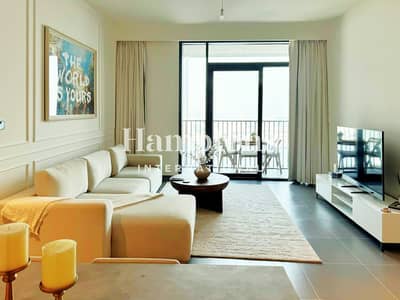 2 Bedroom Flat for Rent in Dubai Creek Harbour, Dubai - Furnished | Water Views | High Floor