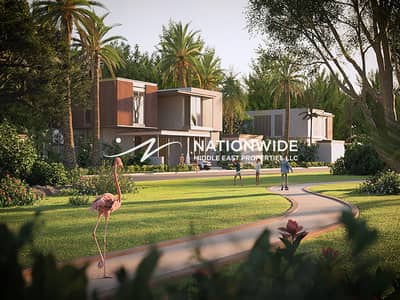 5 Bedroom Villa for Sale in Saadiyat Island, Abu Dhabi - Elegant 5BR Villa| Single Row With Pod| Top Area