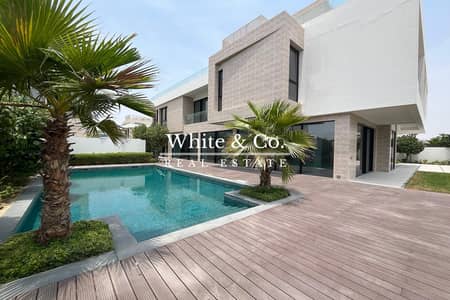 6 Bedroom Villa for Rent in Al Barari, Dubai - Single Row | Skyline Views | Unfurnished