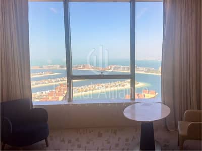Studio for Rent in Palm Jumeirah, Dubai - Palm View | Very High Floor | Vacant