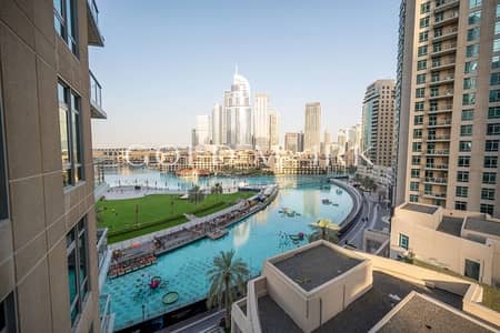 1 Bedroom Flat for Rent in Downtown Dubai, Dubai - Vacant| Fountain View| Multiple Cheques | Iconic