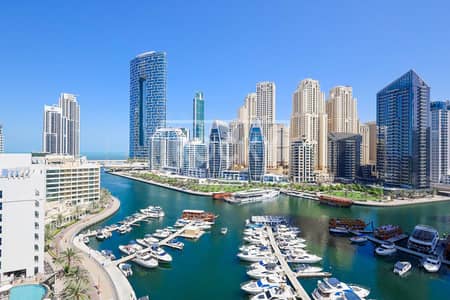 1 Bedroom Apartment for Rent in Dubai Marina, Dubai - Fully Furnished | Marina View | Ready to Move