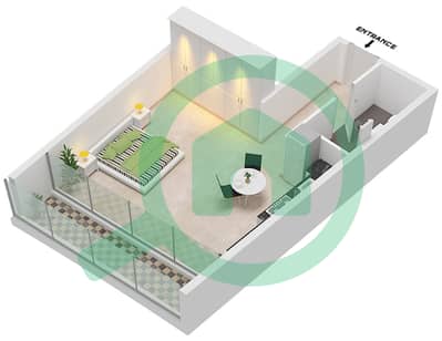 德-格里索诺萨法二号 - 单身公寓类型7 FLOOR 48-58戶型图 德-格里索诺萨法二号 - 单身公寓类型7 FLOOR 48-58戶型图