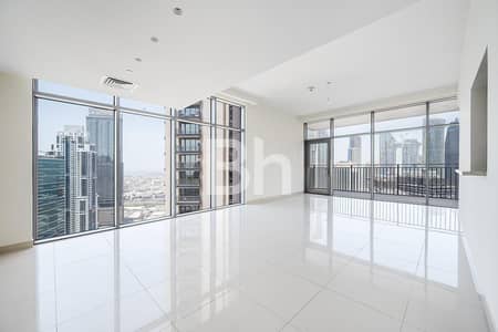 2 Bedroom Flat for Rent in Downtown Dubai, Dubai - 2 Bed Unfurnished | High Floor | Well-Maintained