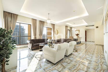 4 Bedroom Flat for Rent in Jumeirah Beach Residence (JBR), Dubai - Upgraded | High floor | Furnished