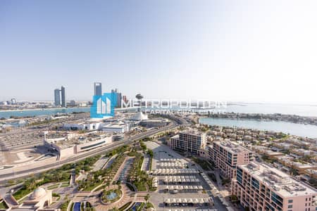 3 Bedroom Flat for Rent in The Marina, Abu Dhabi - Vacant|Furnished 3 Bedroom|Full Sea View|Type T-1