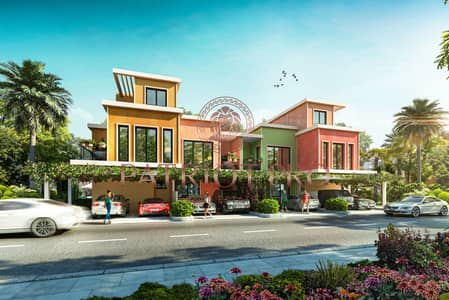 4 Cпальни Таунхаус Продажа в Дамак Лагунс, Дубай - Lagoon Townhouse (5CE-4CM) Portofino - FRONT. jpg