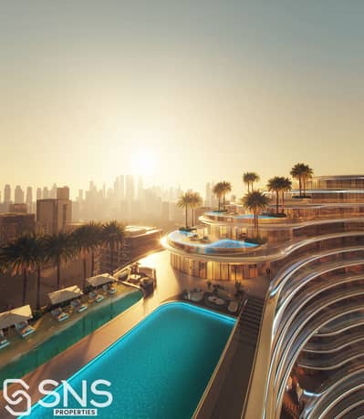 استوديو  للبيع في الخليج التجاري، دبي - Aquarise Exterior-7. jpg