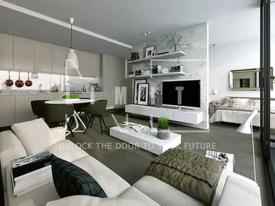 استوديو  للبيع في سيتي أوف أرابيا، دبي - white-modern-studio-design. jpeg