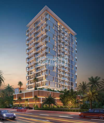 3 Bedroom Apartment for Sale in Al Furjan, Dubai - road cam Night. jpg