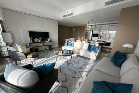 3 Bedroom Flat for Rent in Dubai Creek Harbour, Dubai - Furnished | Panoramic Downtown and Water View