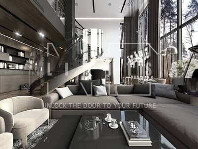تاون هاوس 2 غرفة نوم للبيع في مجمع دبي للاستثمار، دبي - 1691467753_en-idei-club-p-modern-high-ceiling-living-room-with-stair-51. jpg