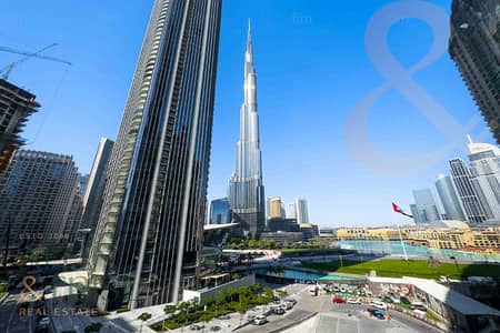 3 Bedroom Flat for Rent in Downtown Dubai, Dubai - Burj and Fountain View | Unfurnished | Vacant