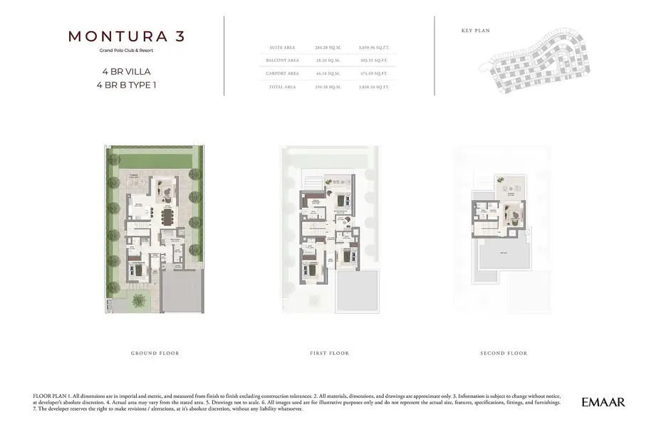 4 BR floor plan