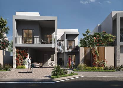 3 Cпальни Вилла Продажа в Яс Айленд, Абу-Даби - yas-acres-Dahlias-yas-island-abudhabi-4brm-villa-golf-second-row-A. JPG