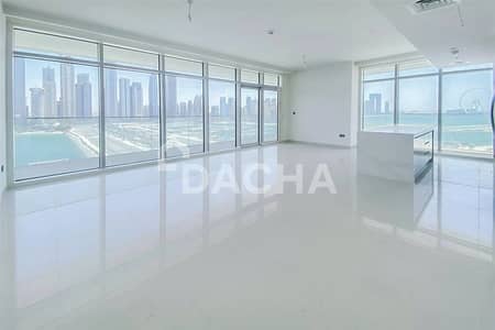 3 Bedroom Apartment for Rent in Dubai Harbour, Dubai - Unfurnished | Marina View | Corner Unit