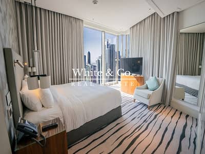 2 Bedroom Flat for Rent in Downtown Dubai, Dubai - 2 BED | SERVICED | BURJ & FOUNTAIN VIEWS