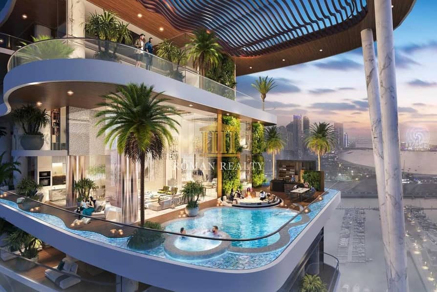 Квартира в Дубай Харбор,Дамак Бей 2 от Кавалли, 2 cпальни, 8930000 AED - 11628086 Квартира в Дубай Харбор,Дамак Бей 2 от Кавалли, 2 cпальни, 8930000 AED - 11628086