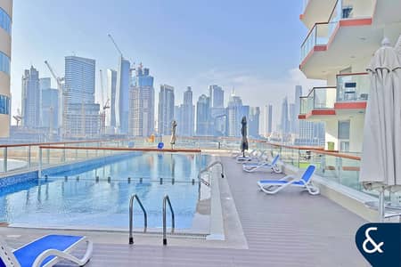 1 Bedroom Flat for Rent in Business Bay, Dubai - Burj View | Corner Unit | Vacant | 1 Bed