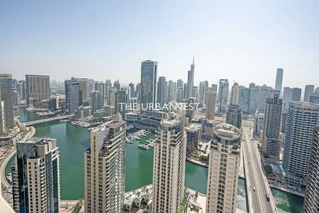 4 Bedroom Penthouse for Sale in Jumeirah Beach Residence (JBR), Dubai - Upgraded | Full Marina View | Partial Sea View