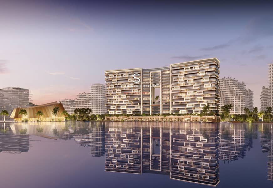 5 Dubai South_Azizi Venice_B 001_Water View Evening_03. jpg