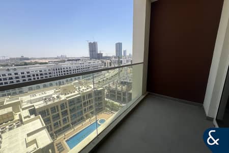 Studio for Rent in Arjan, Dubai - Furnished | Balcony | Pool view | Available now