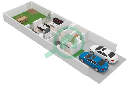 Expo Golf Villas 4 (Greenviews 1) - 3 Bedroom Apartment Type/unit B / UNIT TH-5 Floor plan