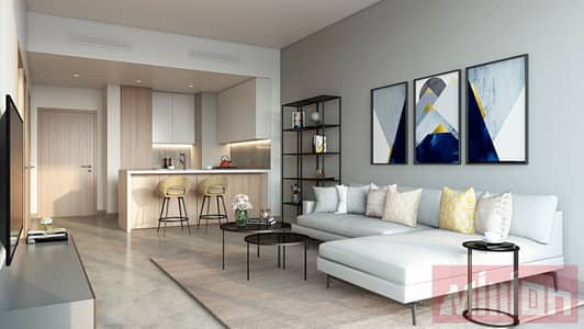 2 Cпальни Апартаменты Продажа в Бизнес Бей, Дубай - Living 2. jpg
