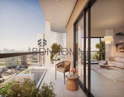 3 Bedroom Apartment for Sale in Jumeirah Village Circle (JVC), Dubai - Cello_Balcony_High Resolution. jpg