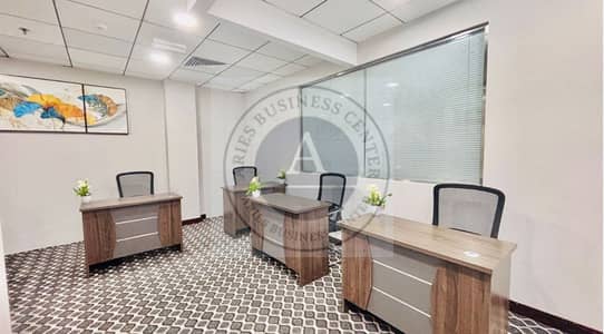 迪拜湾， 迪拜 写字楼待租 - flexi desk. . JPG