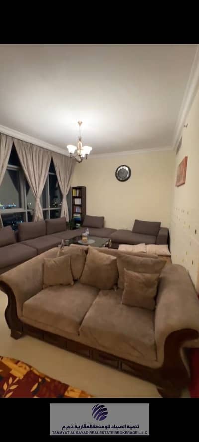 Apartment in Ajman ACR for sale, two rooms, full view of the city, installments