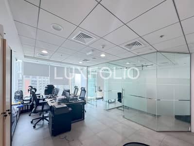 Office for Rent in Business Bay, Dubai - 3 PARKING | PARTITIONED | CANAL VIEW